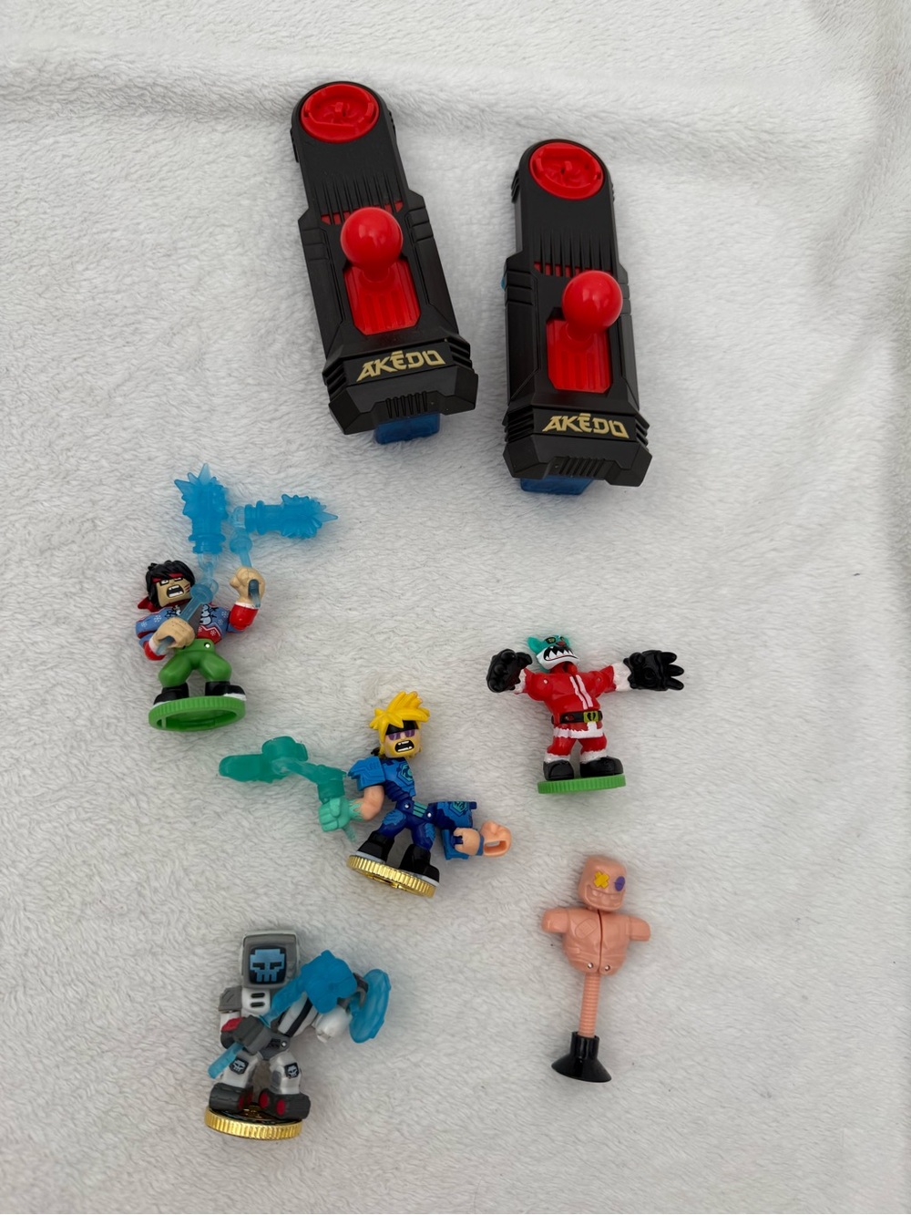 Akedo Ninja Warriors, 7 pieces as seen